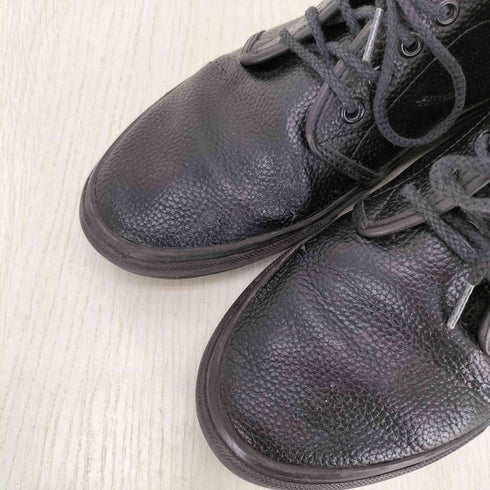 バンズ VANS CHUKKA BLACK レザーチャッカブーツ メンズ 26.5