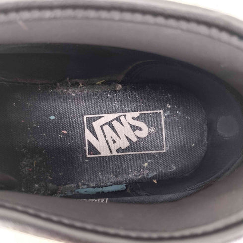 バンズ VANS CHUKKA BLACK レザーチャッカブーツ メンズ 26.5