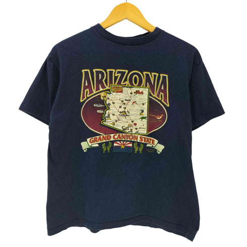 Tony Hawk 90-00S ARIZONA 地図 マップ プリント Tシャツ メンズ import:M