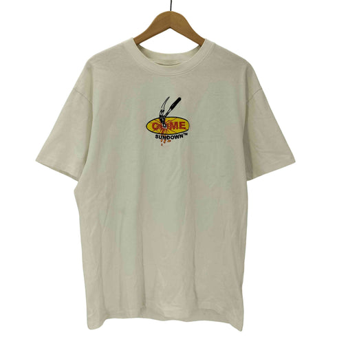 COME SUNDOWN 刺繍デザイン Tシャツ 半袖 カットソー メンズ JPN:L