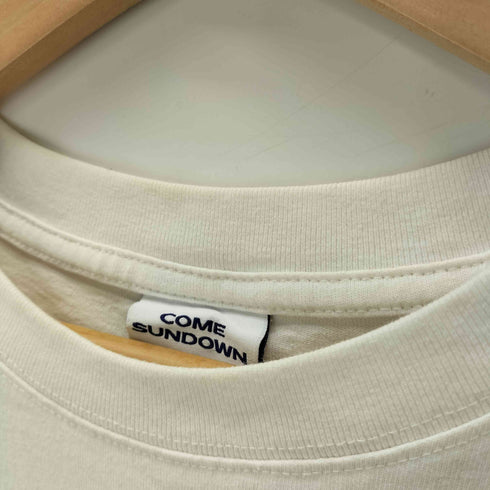 COME SUNDOWN 刺繍デザイン Tシャツ 半袖 カットソー メンズ JPN:L