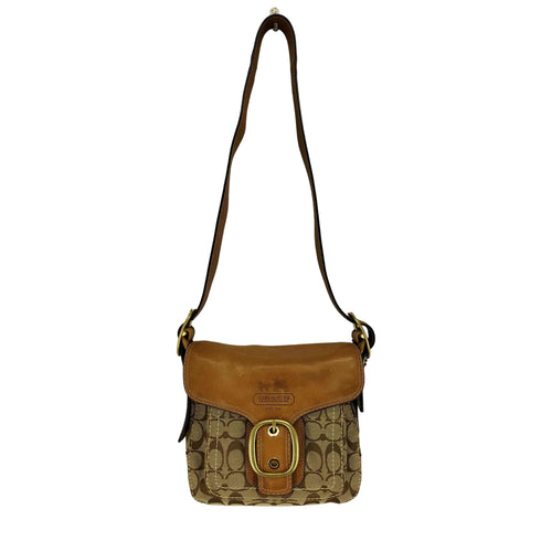コーチ COACH シグネチャー ビッグバックル ショルダーバッグ big buckle shoulder bag レディース