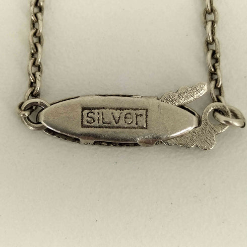 silver刻印 ストーンネックレス レディース
