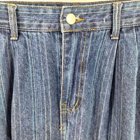 AUSDRIMAN ストライプワイドデニムパンツ メンズ JPN:L