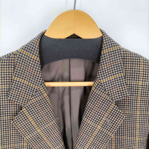 アクアスキュータム AQUASCUTUM グレンチェック テーラードジャケット メンズ