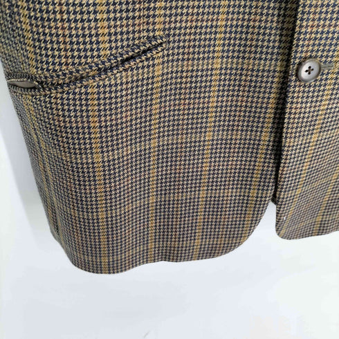 アクアスキュータム AQUASCUTUM グレンチェック テーラードジャケット メンズ