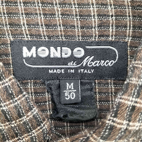 MONDO イタリア製 レギュラーカラー シャツ メンズ import:M