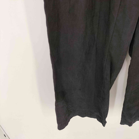ザラ ZARA ワイドレッグプリーツ加工パンツ メンズ import:S
