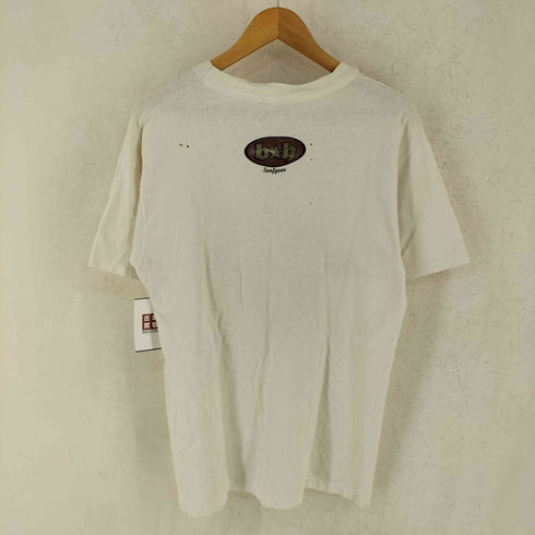 ヘインズ Hanes 90s MADE IN USA 両面プリント クルーネック 半袖 Tシャツ メンズ import:L