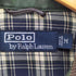 ポロバイラルフローレン Polo by RALPH LAUREN ポニー刺繍 裏地 タータンチェック シャツ チンスト 襟コーデュロイ コットン スイングトップ メンズ import:M