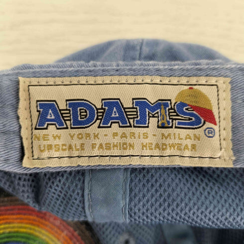 ADAMS ロゴ 6パネキャップ メンズ