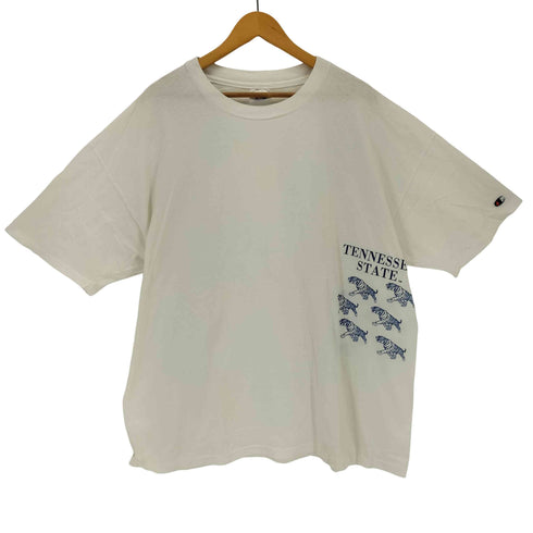 チャンピオン Champion USA製 シングルステッチ アニマルプリントS/SクルーネックTシャツ メンズ JPN:XXL
