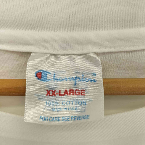 チャンピオン Champion USA製 シングルステッチ アニマルプリントS/SクルーネックTシャツ メンズ JPN:XXL