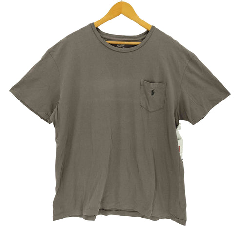 ポロラルフローレン POLO RALPH LAUREN ポニー刺繍 ポケットクルーネックTシャツ メンズ import:XL