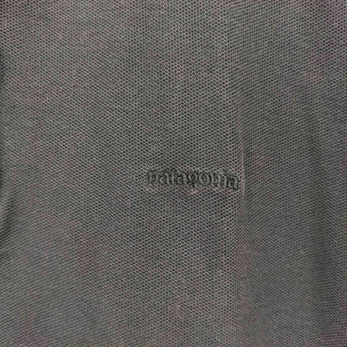 パタゴニア patagonia ORGANIC COTTON ロゴ刺繍ポロシャツ メンズ import:L