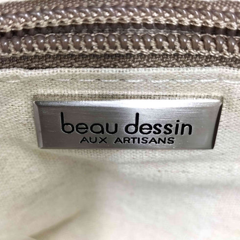 ボーデッサン beau dessin レザー ハンド バッグ ブリーフケース レディース