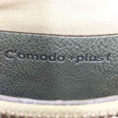 C'omodo+plust レザー 財布 ショルダー バッグ レディース