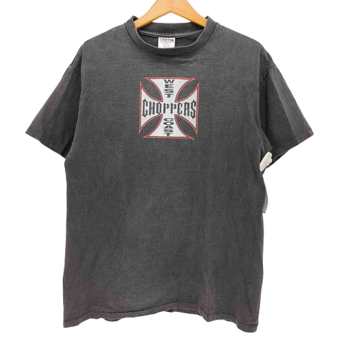オニータ ONEITA 90S WEST COAST CHOPPERS アイアンクロスロゴ S/S Tシャツ メンズ import:L