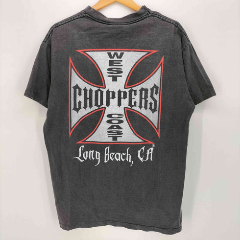 オニータ ONEITA 90S WEST COAST CHOPPERS アイアンクロスロゴ S/S Tシャツ メンズ import:L