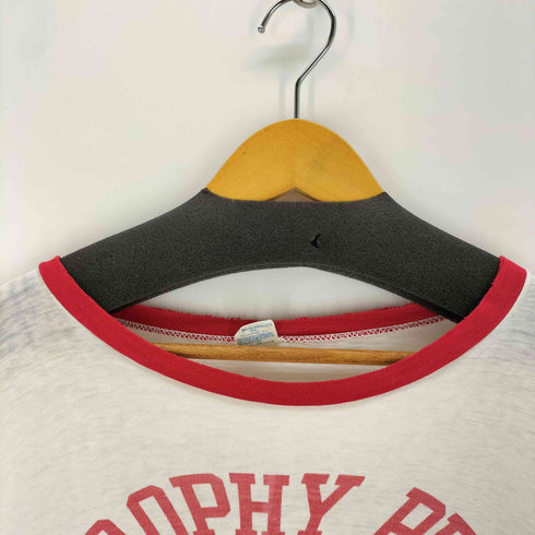チャンピオン Champion 70S~80S Brophy College ロゴ リンガー t-shirt レディース import:M