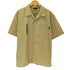パウンド PWNED × SOLID BLACKLINE KAIKIN SHIRTS ロゴ プリント コラボ 開襟 オープンカラー S/S ボックス シャツ メンズ JPN:XL