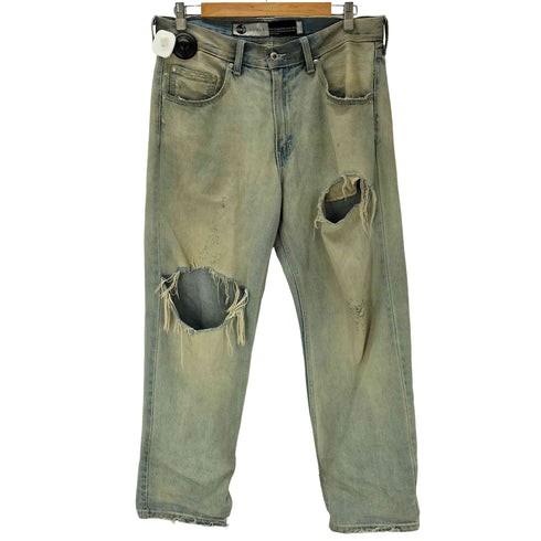 リーバイス Levis SILVERTAB LOOSE FIT DESTRUCTED LT シルバータブ ルーズ フィット ディストラクト ダメージ 汚れ 加工 バギー デニム パンツ メンズ W32L30