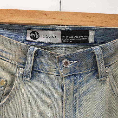 リーバイス Levis SILVERTAB LOOSE FIT DESTRUCTED LT シルバータブ ルーズ フィット ディストラクト ダメージ 汚れ 加工 バギー デニム パンツ メンズ W32L30