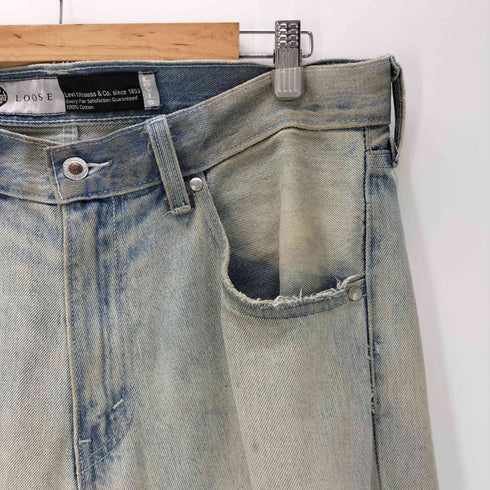 リーバイス Levis SILVERTAB LOOSE FIT DESTRUCTED LT シルバータブ ルーズ フィット ディストラクト ダメージ 汚れ 加工 バギー デニム パンツ メンズ W32L30
