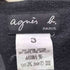 アニエスベー agnes b. PARIS SPORT 00S サンライズ期 クロップド ショート ジップ フーディー パーカー 八の字ジップ 短丈 レディース 3