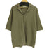 ザラ ZARA コットンニット S/S シャツ メンズ import:M