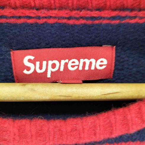 シュプリーム Supreme Border Crewneck Sweater ボーダー ニット セーター メンズ import:XL