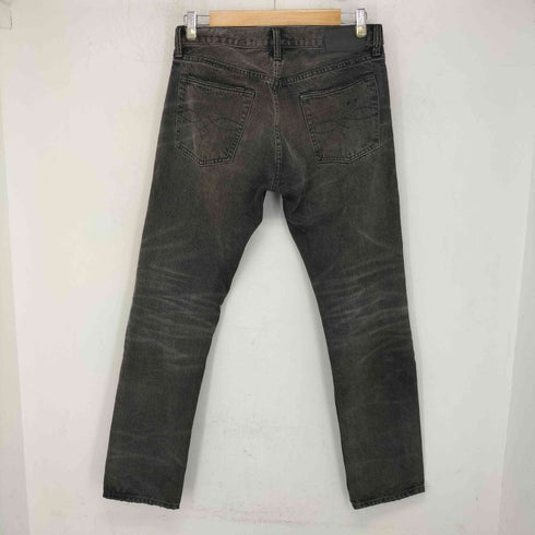 ダブルアールエルラルフローレン RRL RALPH LAUREN SLIM FITジップフライブラックデニムパンツ メンズ 30×30
