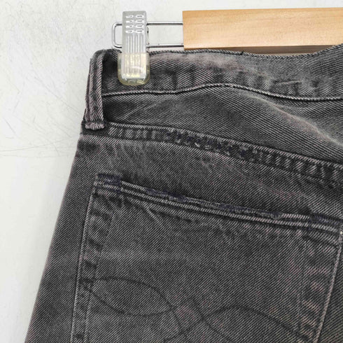 ダブルアールエルラルフローレン RRL RALPH LAUREN SLIM FITジップフライブラックデニムパンツ メンズ 30×30