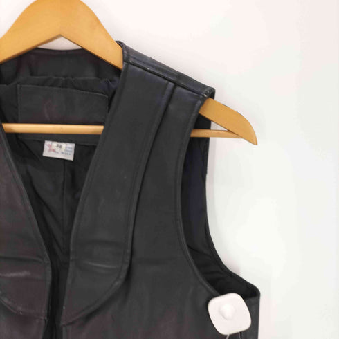 BRANDED GARMENTS ブランデッドガーメンツ 80-90S OLD USA製 カウレザー 牛革 ベスト メンズ 38