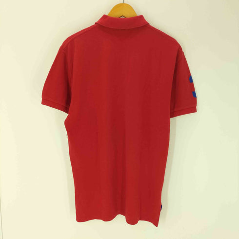 ポロバイラルフローレン Polo by RALPH LAUREN 90S ビックポニー ナンバリング 3 S/S 鹿の子 ポロ シャツ メンズ import:S