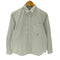 マドモアゼルノンノン mademoiselle NON NON L/S ラウンドカット クロップド ストライプ シャツ レディース JPN:M