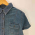 エディーバウアー Eddie Bauer インド綿 S/S シャンブレー デニム シャツ レディース import:L