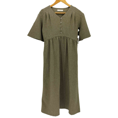 エフバイロッソアーバンリサーチ F by ROSSO URBAN RESEARCH 24SS ギャザー ウエストマーク S/S ワンピース レディース JPN:38