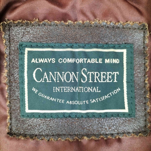 CANNON STREET レザー切替 中綿ベスト メンズ JPN:L