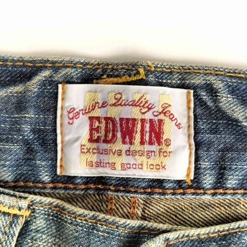 エドウィン EDWIN XV パッチワーククラッシュデニム ダメージジーンズ メンズ 30