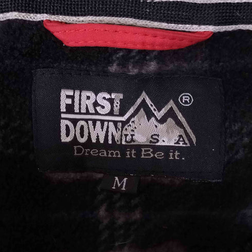 ファーストダウン FIRST DOWN 刺繍ロゴ ジャケット メンズ JPN:M