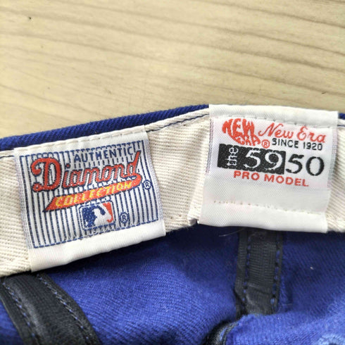 ニューエラ NEW ERA 90S USA製 THE 5950 PRO MODEL ダイアモンドコレクション ウール100 チームロゴ刺繍 ベースボールキャップ メンズ 6 3/4