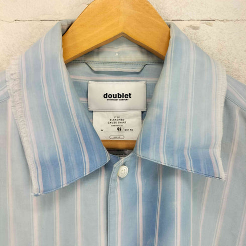ダブレット doublet BLEACHED GAUZE SHIRT メンズ M