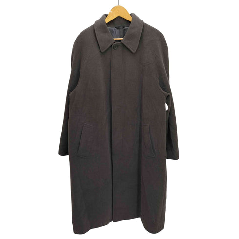 ダーバン DURBAN ANGOLA&WOOL アンゴラ混 ステンカラーコート メンズ LL