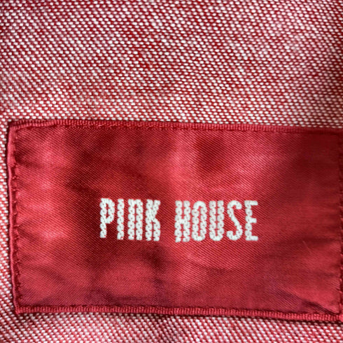 ピンクハウス PINK HOUSE ワンポイント刺繍 デニムジャケット レディース M