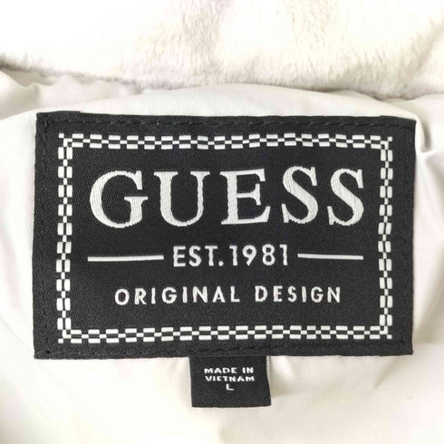 ゲス GUESS ジップアップ ダウンジャケット メンズ L
