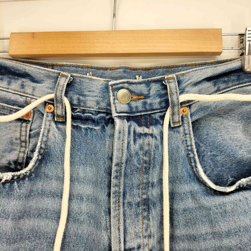 ザラ ZARA ウエスト紐 バギーデニム メンズ