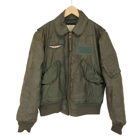 ユーエスエアーフォース U.S. AIR FORCE 70-80s SERVALジップ CWU-45/P フライトジャケット メンズ