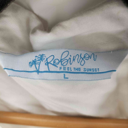 Robinson 開襟レーヨンシャツ メンズ L