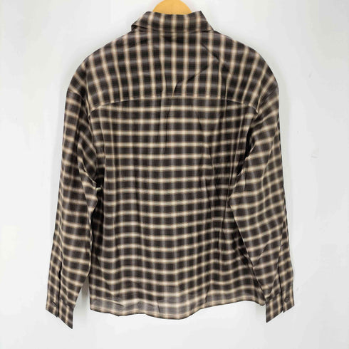 ザラ ZARA オンブレチェックシャツ メンズ M